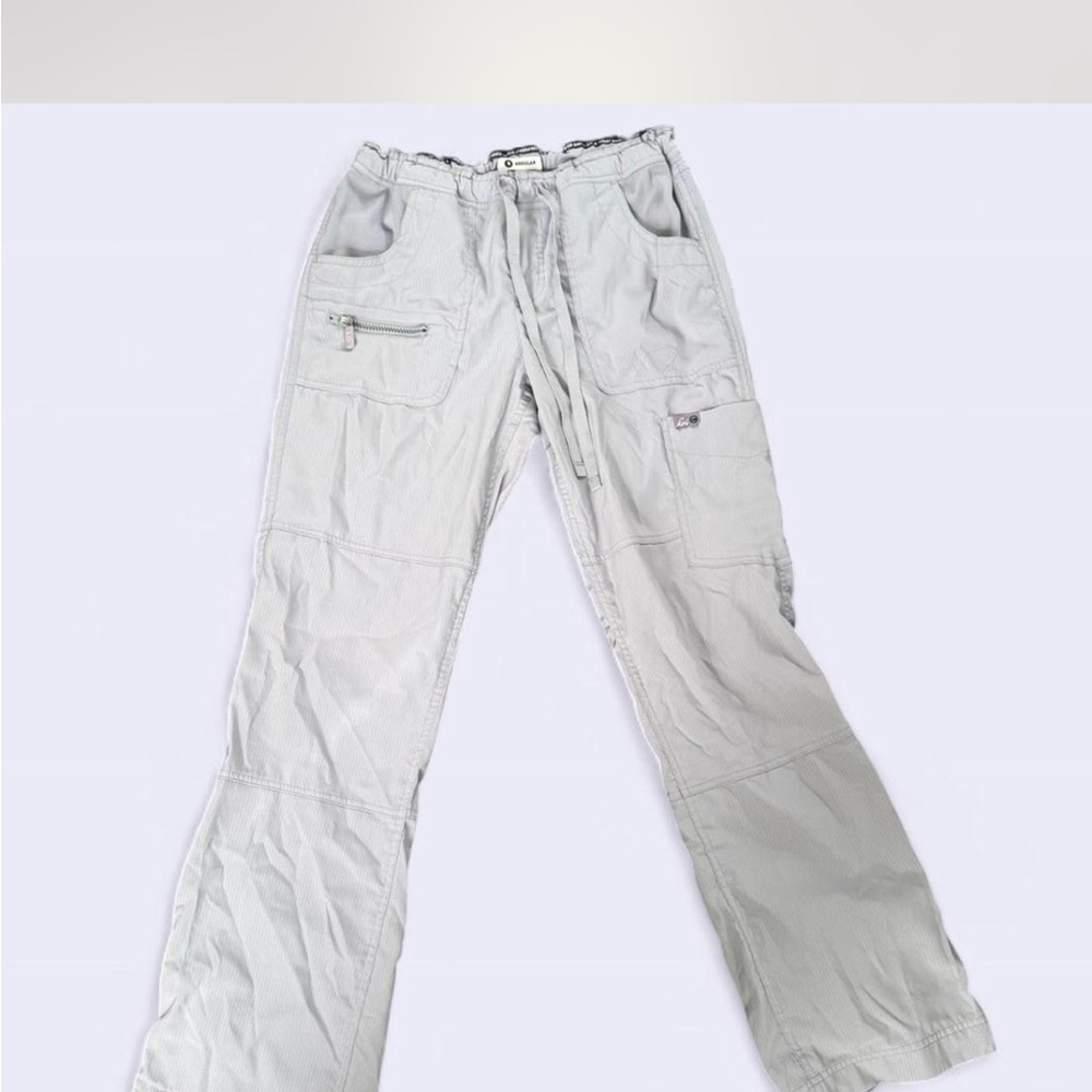 koi Women's Light Gray Scrub Pants